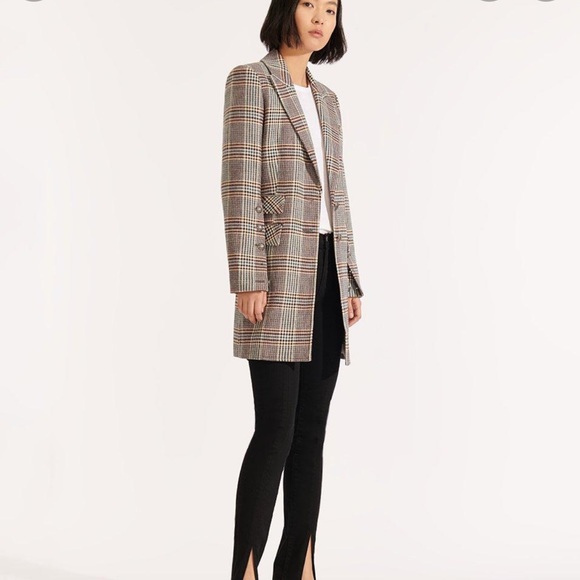 NWT Veronica Beard Reese Dickey Coat. Size 4,6. Plaid Print - Picture 11 of 13